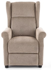 Fotoliu recliner cu functie de masaj Agustin M stofa bej