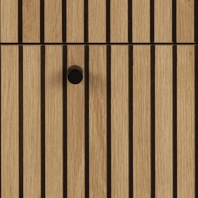 Comodă în culoare naturală cu aspect de lemn de stejar 81x80x40 cm Albany – Actona