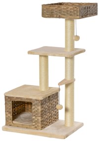 PawHut ansamblu pentru pisici, 60x40x109 cm | AOSOM RO
