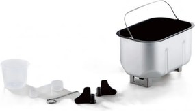 La mâna a doua: Masina de paine Oliver Voltz OV51446A, 850W, 1500 gr, 12 programe, Afisaj LCD, cronometru, Argintiu/Negru