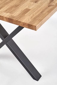 Masa Apex 140 lemn masiv stejar - L140xl85xh76 cm