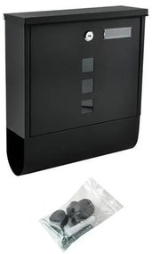 Cutie poștală 34x30,7 cm neagră