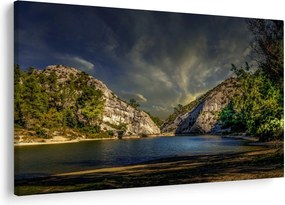 Tablou peisajului cu lac (90x60 cm)