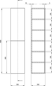 Prizma Coloană de baie SDI_6SL1