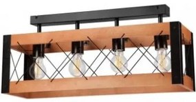 Plafoniera rustica 4 becuri E27 Frida 46594 Lamkur