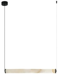 Lustra LED, Design Liniar, ALABASTER- BLACK, ZB-2538