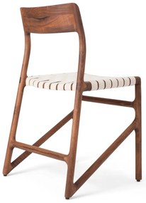 Scaun de dining maro/crem Fawn – Gazzda