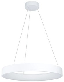 Lustra LED dimabila design modern Campo Rosso alb