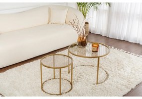 Set de măsuțe de cafea Aurum Gold and Bronze60 cm, 2 buc.