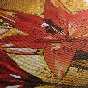 Tablou cu flori de crini (150x105 cm)