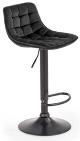 Scaun de bar Kinsley, negru