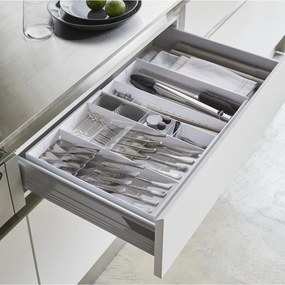 Organizator de tacâmuri alb din plastic 47.5 x 35 cm - YAMAZAKI