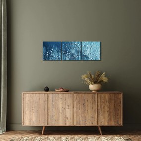 Tablou - Picături de rouă (cu ceas) (90x30 cm)