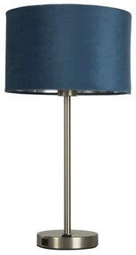 Veioza/Lampa de masa design modern Finn, nickel, teal