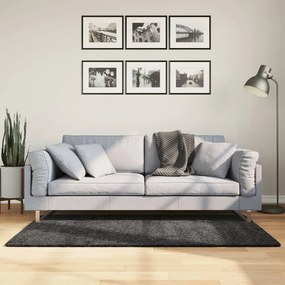 vidaXL Covor pufos "PAMPLONA" fire înalte antracit modern 120x170 cm
