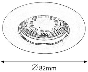 Rabalux 1046 - SET 3x Corp de iluminat tavan fals LITE 3xGU10-LED/3W/230V