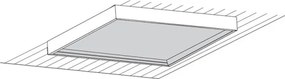 Cadru metalic pentru instalarea panourilor LED 600x600mm