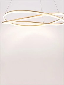 Lustra LED CCT moderna cu telecomanda OPEHLIA auriu