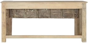 Consola, natur, din lemn de tec, Heritage