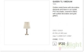 Veioza lampa de masa QUEEN TL1 MEDIUM 077741