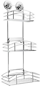 Raft de baie fara gaurire LIVORO 58 cm, argintiu