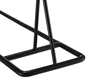 Stativ de design pentru bijuterii, negru metalic
