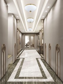 Plafoniera design clasic realizata manual Decor