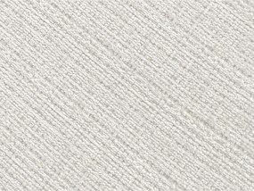 Taburet alb cu tapițerie din chenille Leonore – Bobochic Paris