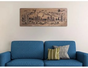 Li-Go 23524/DUB2 - Decorațiune LED de perete reglabilă LED/24W/230V 130x50 cm stejar