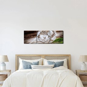 Tablou - Îngeraș dormind (cu ceas) (90x30 cm)