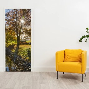 Fototapet pentru ușă - Canal de apă (95x205cm)