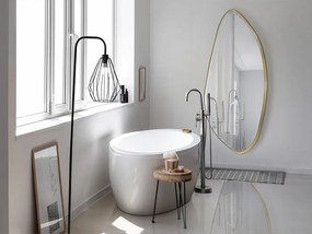 Oglinda decorativa ovala 170x80cm Mimo, aurie