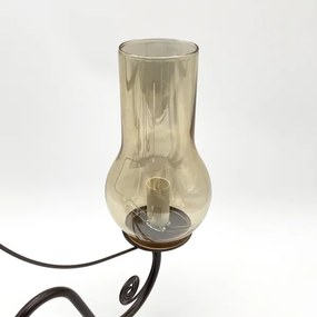 Lustră pe lanț Brilagi COTTAGE 3xE14/40W/230V maro