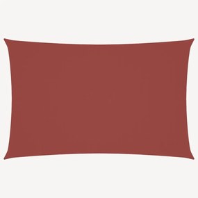 vidaXL Parasolar, cărămiziu, 2,5x5 m, țesătură oxford, dreptunghiular