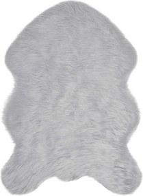 vidaXL Covor din Lână Faux Tafalla Gri 60 x 90 cm Poliester