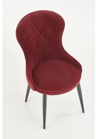 Scaun de bucaterie Rilla, visiniu / negru