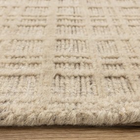 Covor crem țesut manual din amestesc de lână 200x290 cm Thatch Sand – Asiatic Carpets