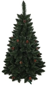 Brad de Crăciun de lux cu conuri de pin 150 cm