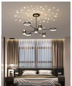 Lustra Led Cu Telecomanda, Elit's, Vidal S, 121 w intensitate reglabila