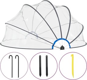 vidaXL Cupolă pentru piscină, 440 x 220 cm
