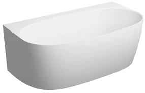 Omnires Valencia M+ cada de perete 158x86 cm ovala alb VALENCIAWPBM