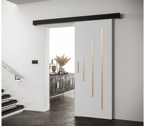 Uși culisante 70 cm Slavdro 3 (alb mat + negru mat). 1108767