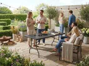 Masa de catering CATERON 70x180 cm, maro