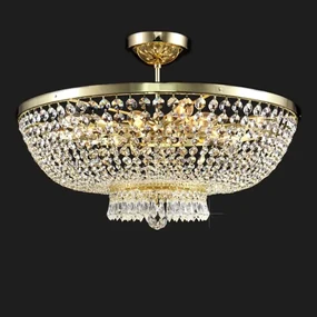 Lustra, Plafoniera cristal Bohemia L15 167/10/3; F tube