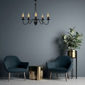 Lustră pe cablu MALBO II 5xE14/10W/230V