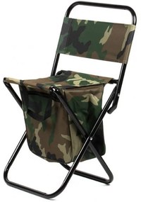 Scaun de camping pliabil MORO, maro-verde