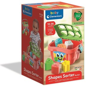 Colorat Smile coș sortator de forme Clementoni