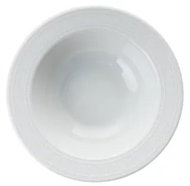 Set de veselă din porțelan, 18 piese, alb