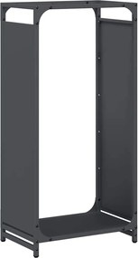 vidaXL Suport pentru lemne de foc Antracit Oțel laminat la rece