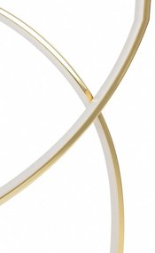 Lustra cu 6 inele LED suspendate Ring XXL auriu